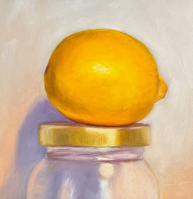 Lemon and Jar by Eafrica Johnson 
