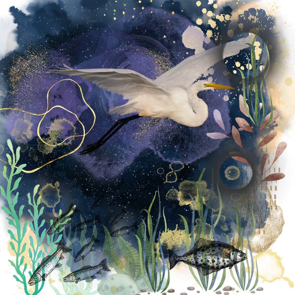 Flight Over the Feeding Grounds by Michal Mahgerefteh 