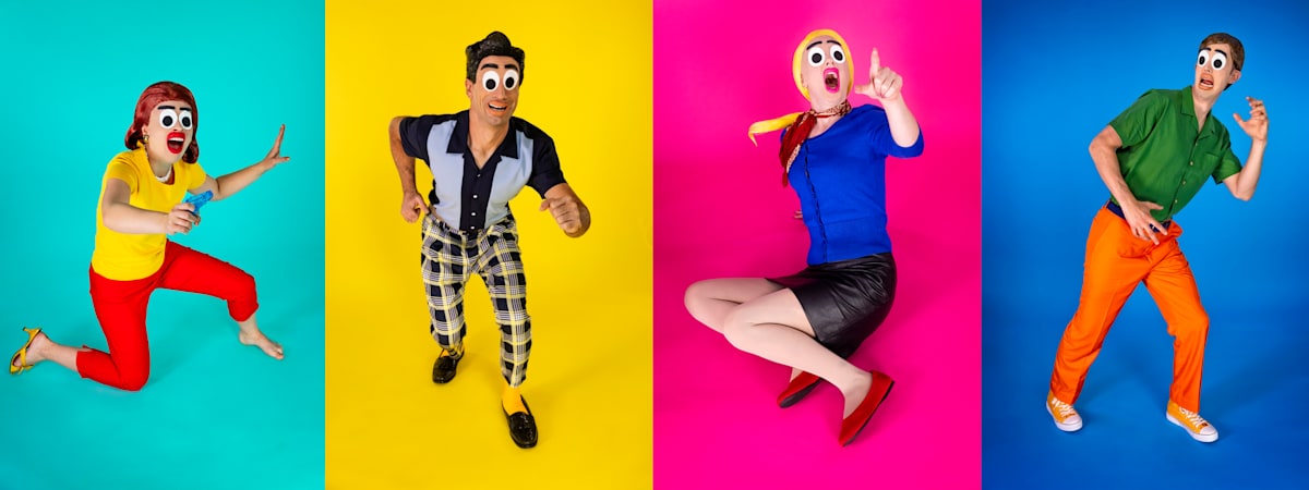 Horrified B-Movie Victims by Greg McDonald 