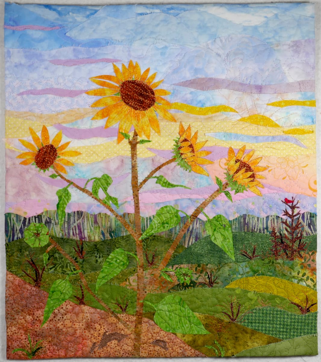 Sunflowers on the Prairie by Kathy Menzie 