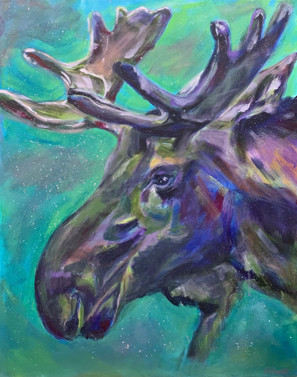 Night Moose by Marisa Canino 