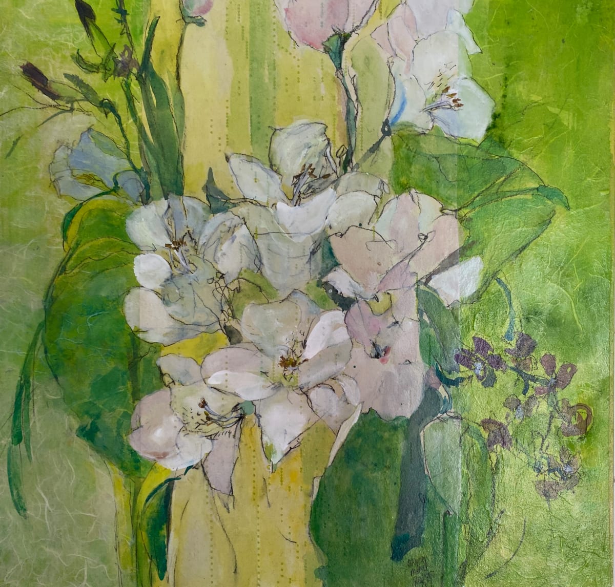 Arrangement in Green and White by Dawn Rozzo, Image 6.