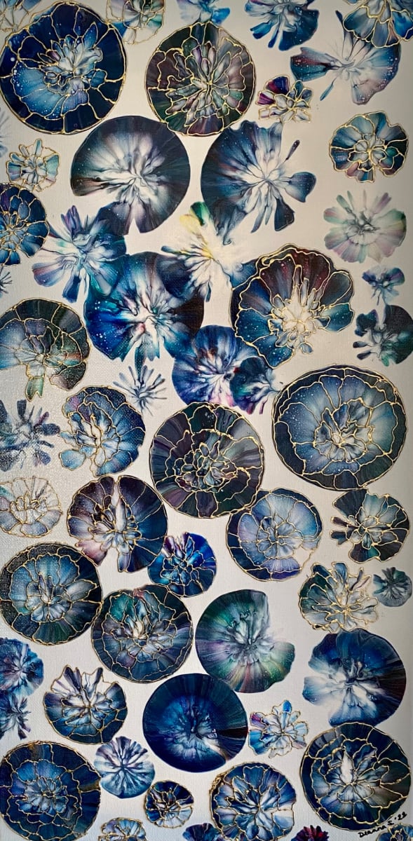 Cerulean Blooms by Deanna Strother 