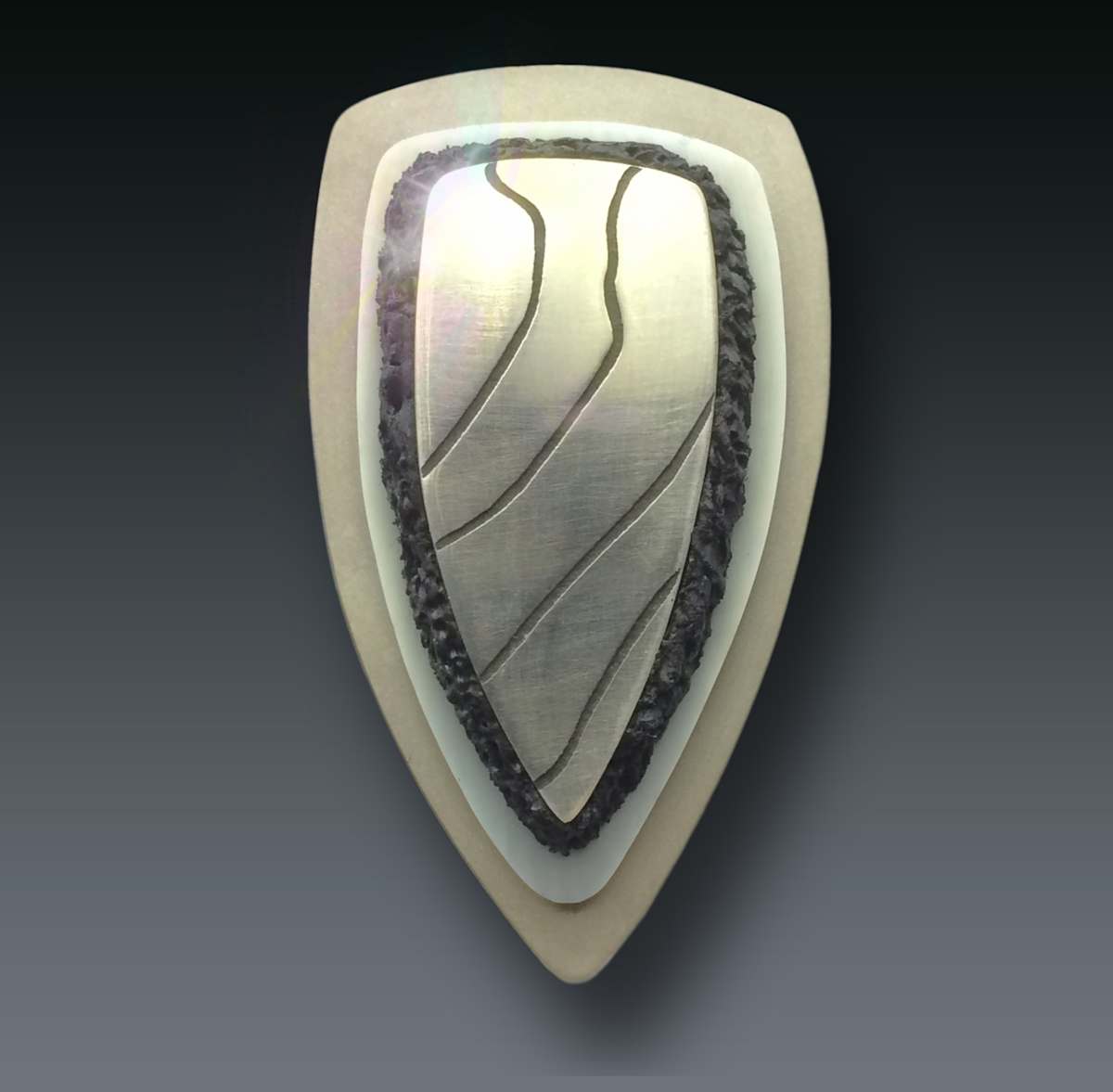 Clear Day Pin by Lisa Walsh 