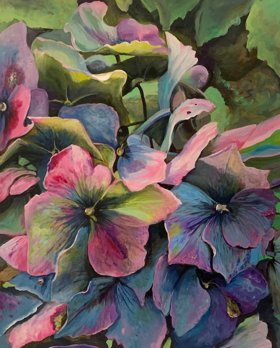 Fall Hydrangea by Gina Wolfrum 