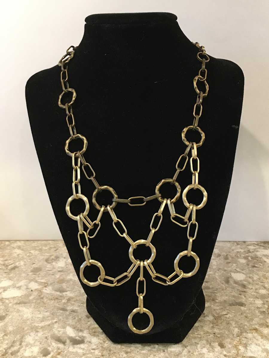 Brass Chain Necklace by Katie Wright 
