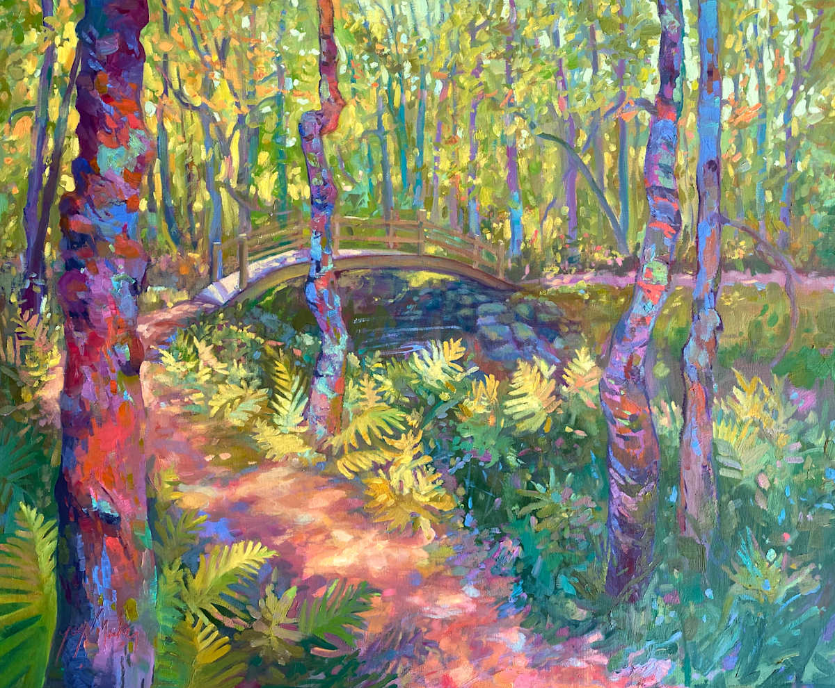 Among the Ferns by Janice Gay Maker 