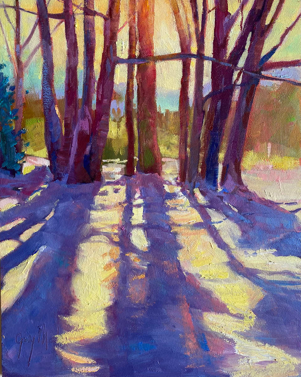 Snow Day Sunrise by Janice Gay Maker 