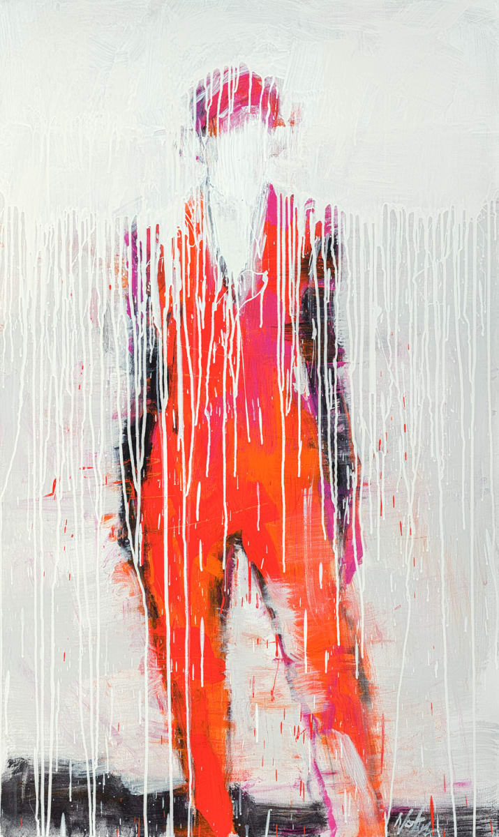Orange Figure by Leslie Nolan 