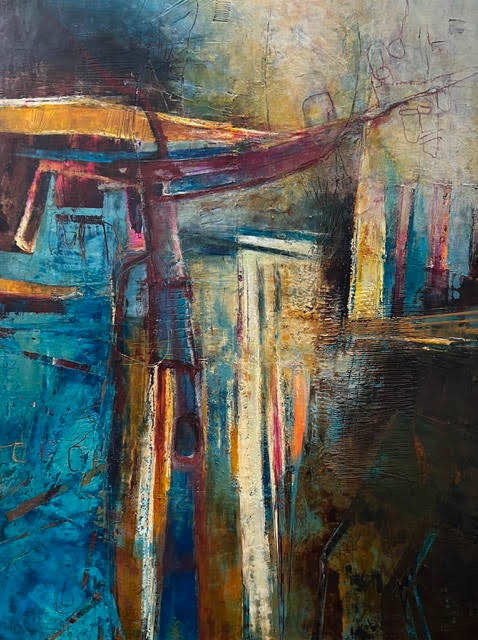 Urban Echoes A by Jorge A. Saenz 