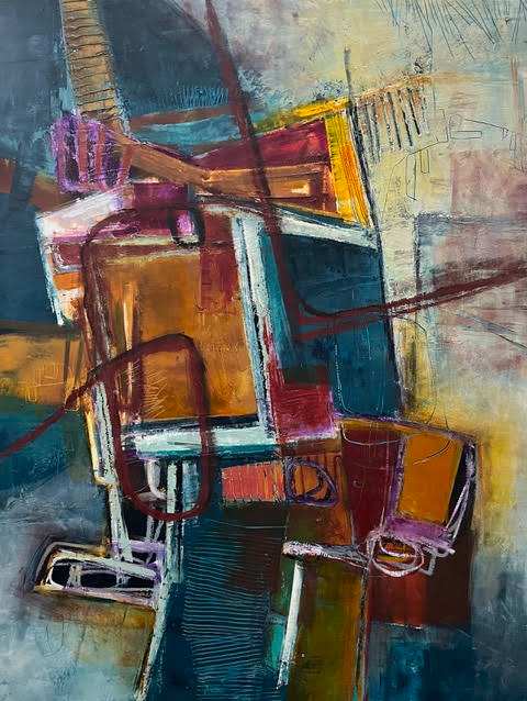 Urban Echoes B by Jorge A. Saenz 