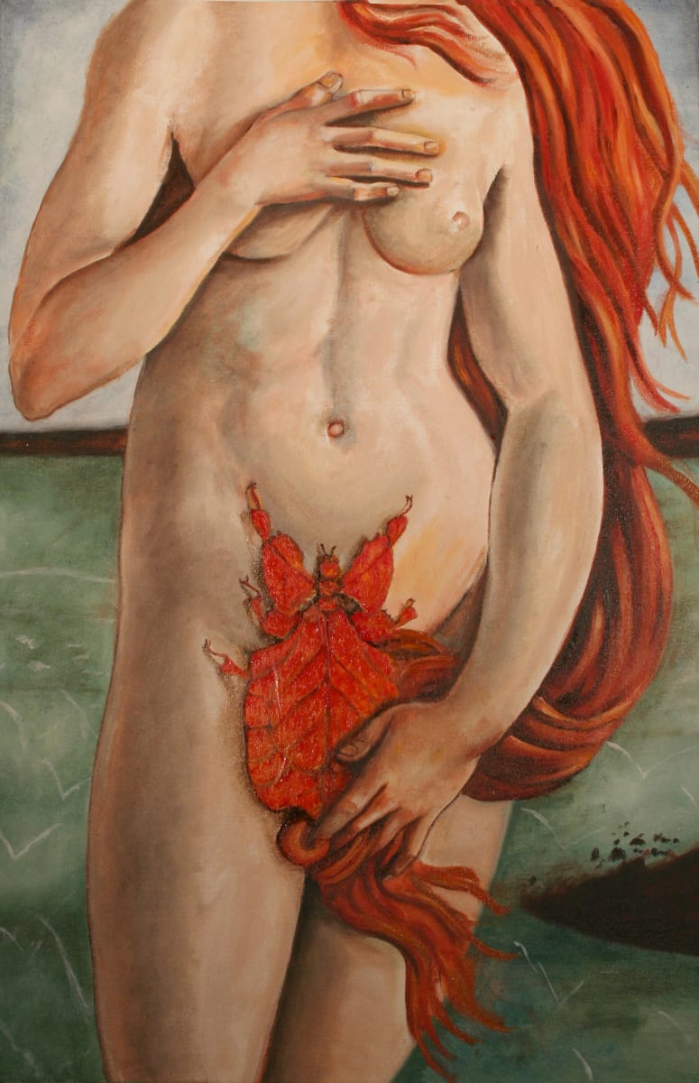 Botticelli's Love Bug by Catherine Mills  Image: Copy of Botticelli's Venus with a twist