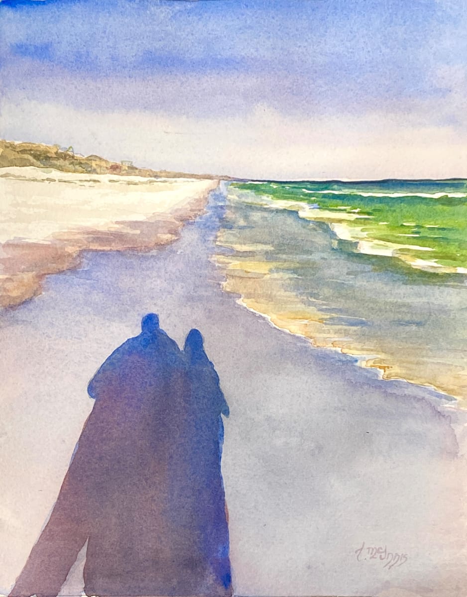 Beach Silhouettes  Image: Relaxing stroll along the most beautiful beaches in the world. 