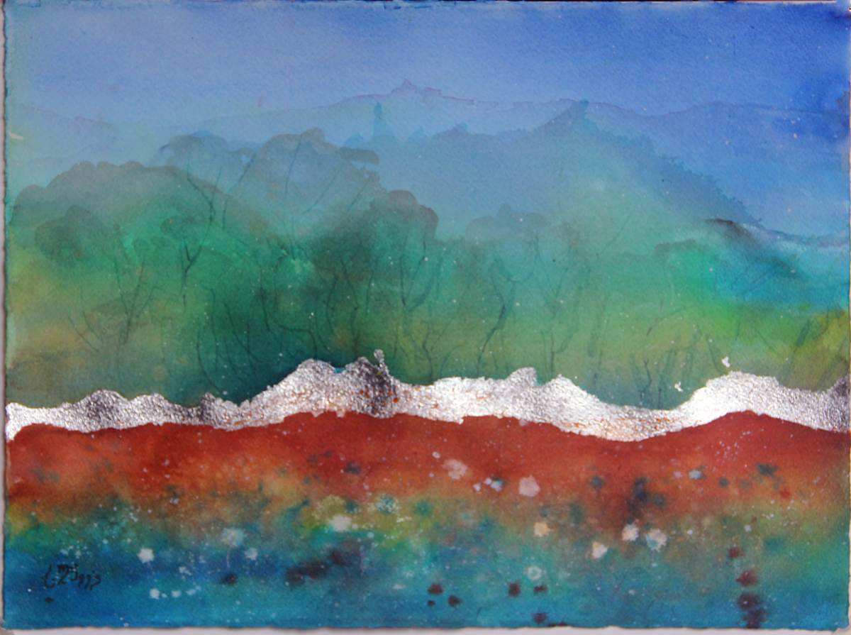 "Abstract Evening Inspirits" by Theresia McInnis, Image 1.