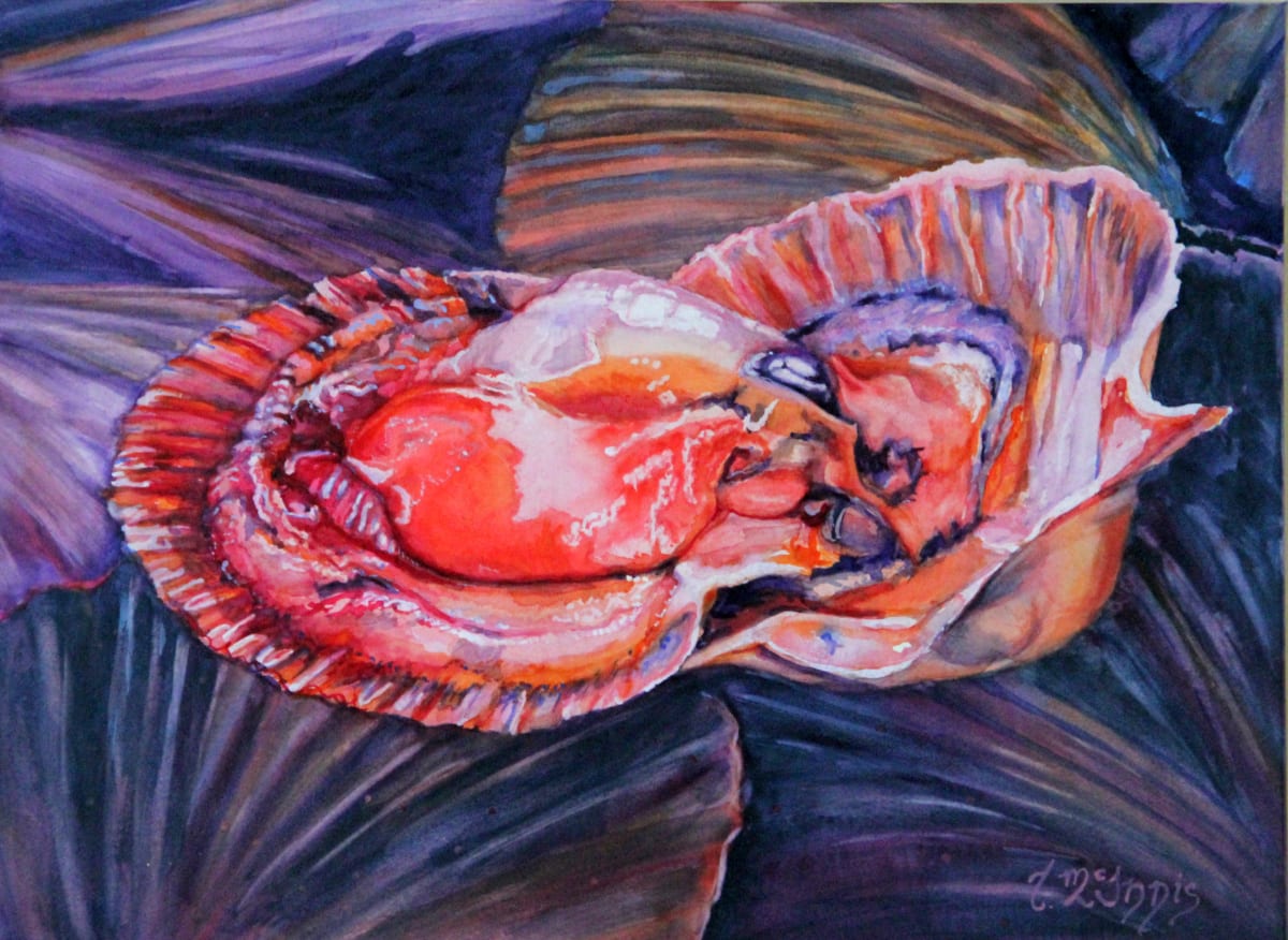 Coquilles St. Jacques by Theresia McInnis  Image: A visit to the fish market.