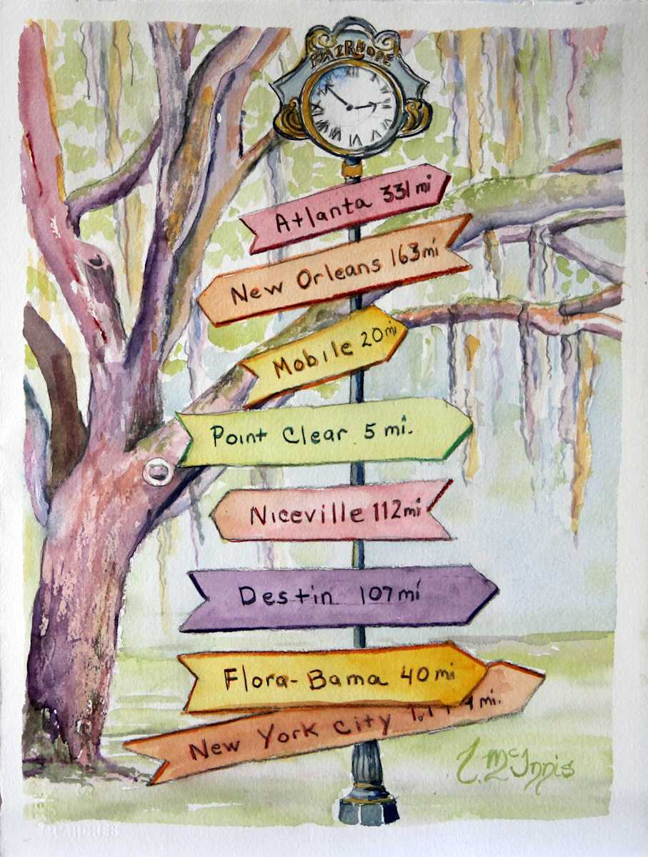 Fairhope Sinage by Theresia McInnis, Image 1.