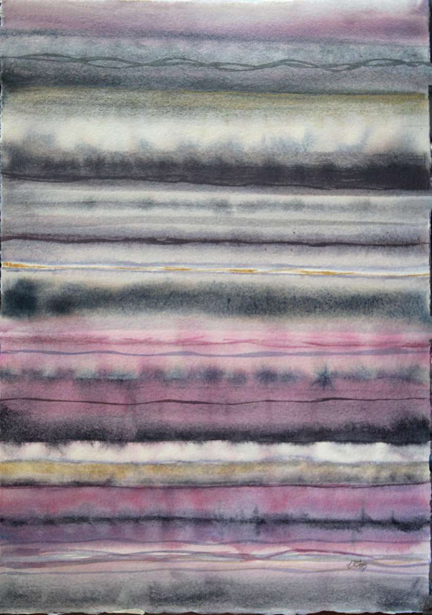 Fuchsia Stripes by Theresia McInnis, Image 1.