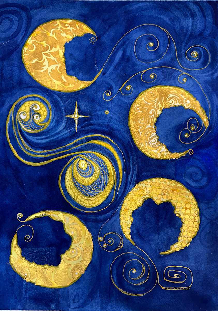 Moon Phases by Theresia McInnis 