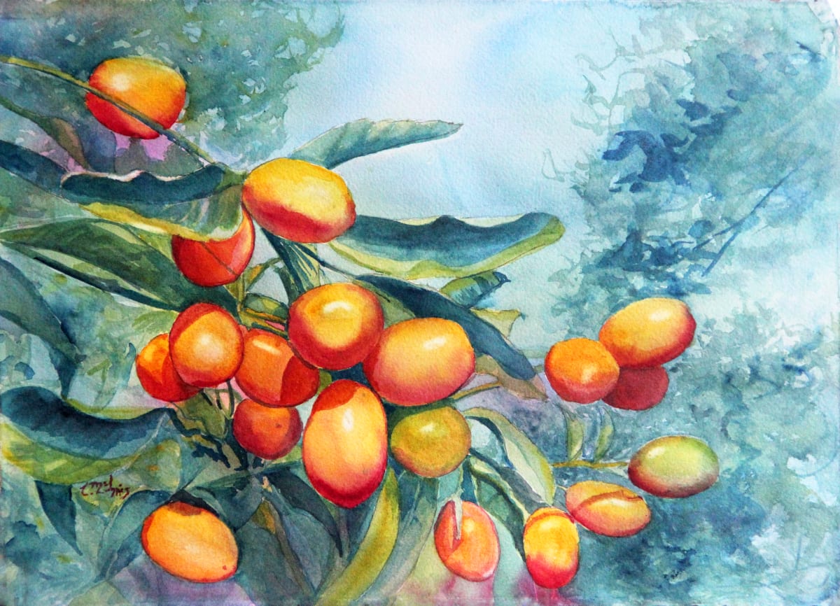 Kumquats by Theresia McInnis  Image: Sweet and sour. What a delicious available treat for the gardener!