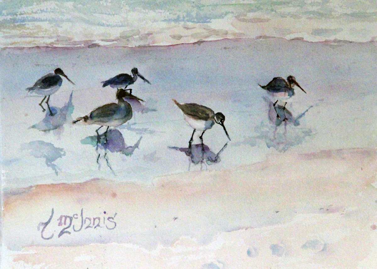 Reflective Pipers, Image 1.