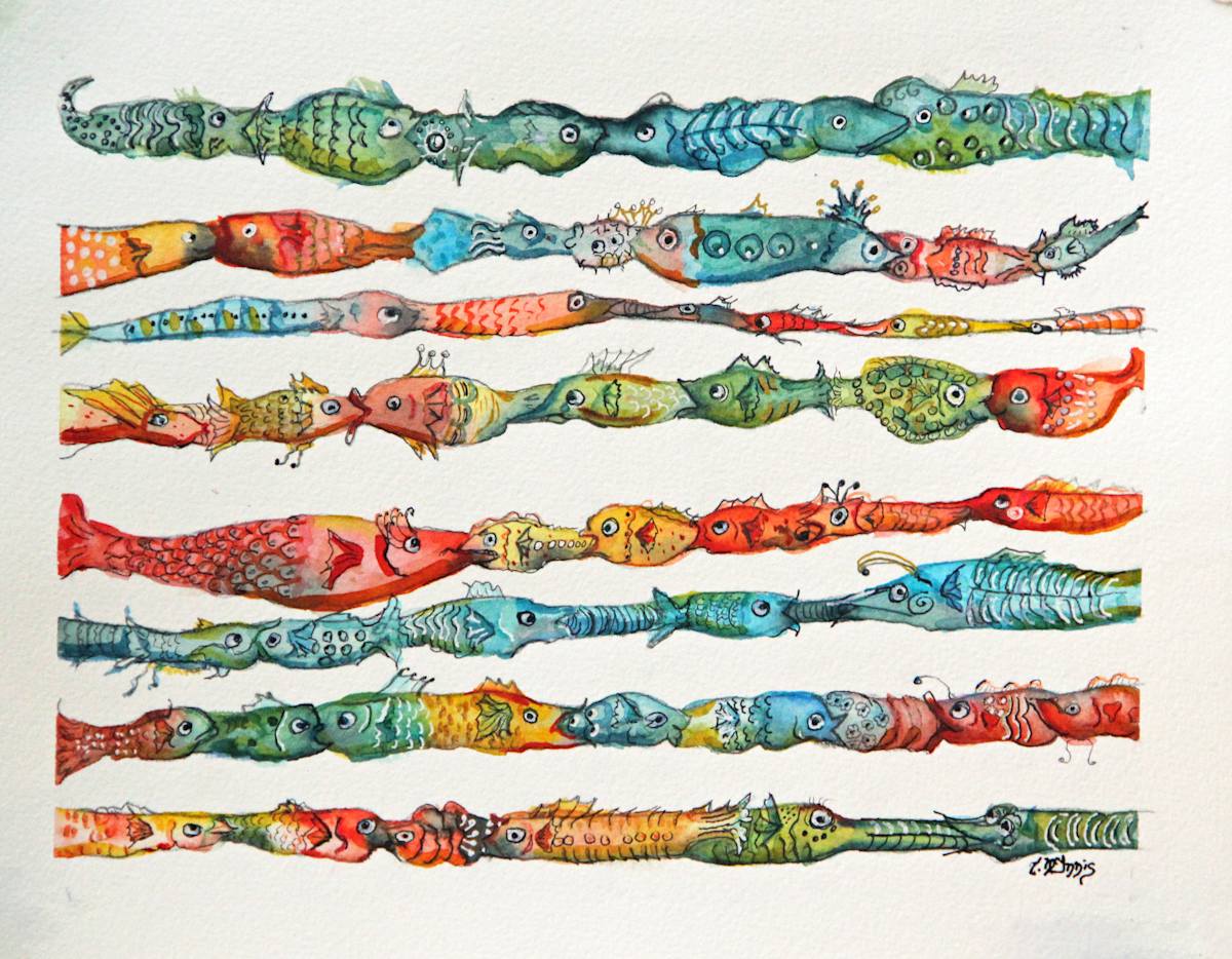 Schooling Streams by Theresia McInnis, Image 1.