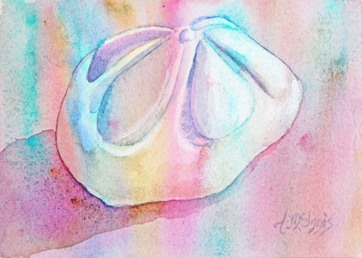 Sea Biscuit on Pastel Sand sm by Theresia McInnis  Image: Sea Biscuit 5x7