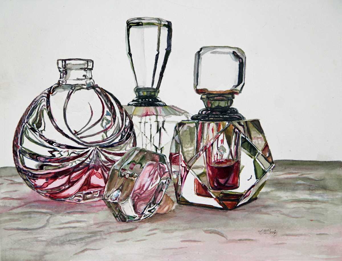 Three Memories in Glass by Theresia McInnis 