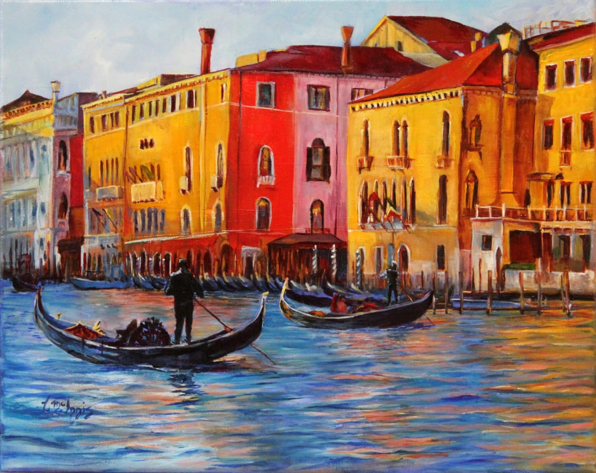 Venice Canal in March  Image: Foscari Palace, just a hop over on a gondola to the fish market!