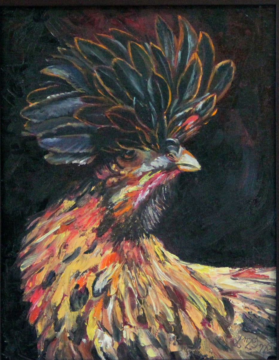 Zaza Kadoodle do  Image: Za Za knew she was special Oil on canvas.