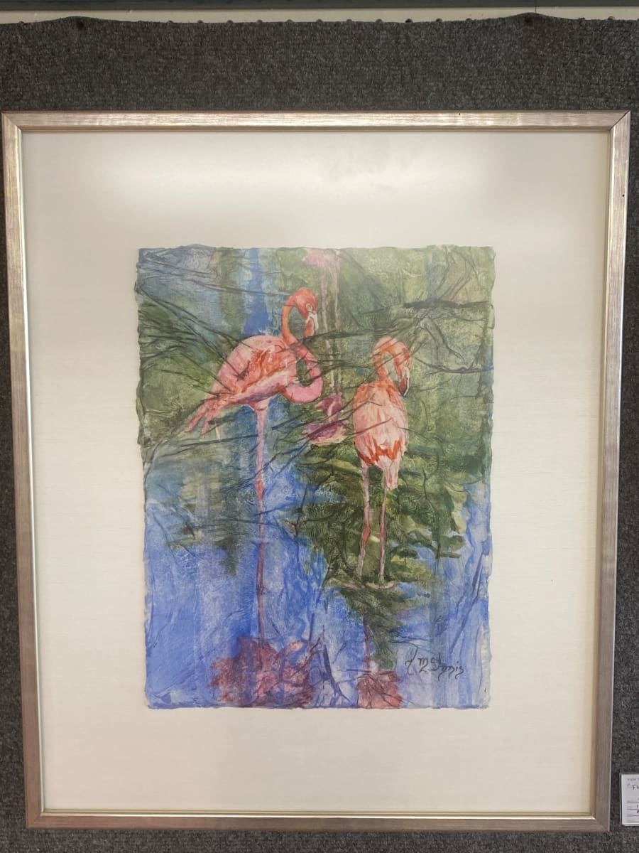 Flamingo Two by Theresia McInnis, Image 1.