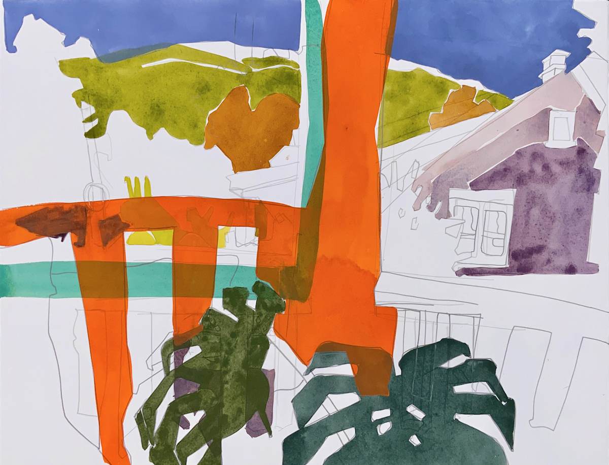 Porch Drawing, element 3 by Eric Reinemann, Image 1.