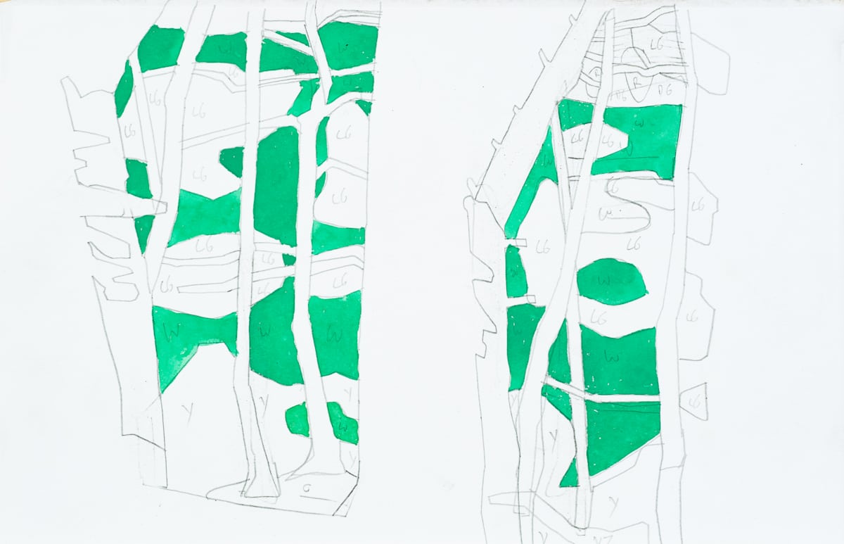 Mauserts Pond 3, diptych by Eric Reinemann  Image: Element 2, 9x14