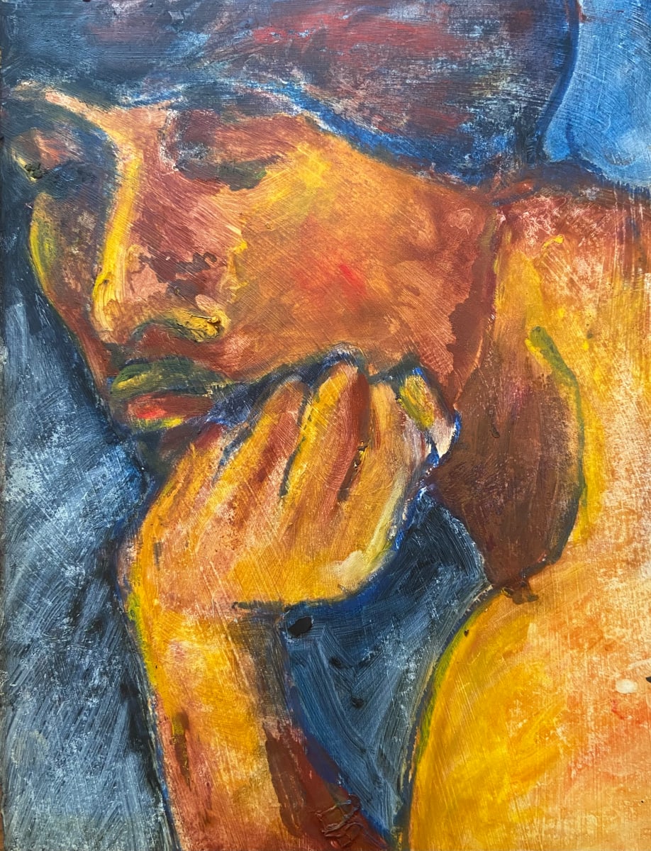 Brandon by Cheryl Boone  Image: Boone, Cheryl, Brandon,2018, oil on paper, Chicago, Il