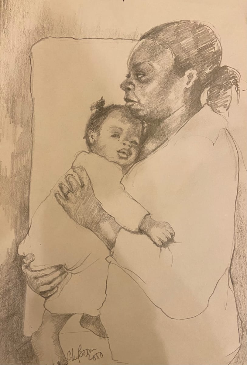 Mother and Child 1  Image: Boone, Cheryl, Mother and Child 1, 2000, graphite on paper 
