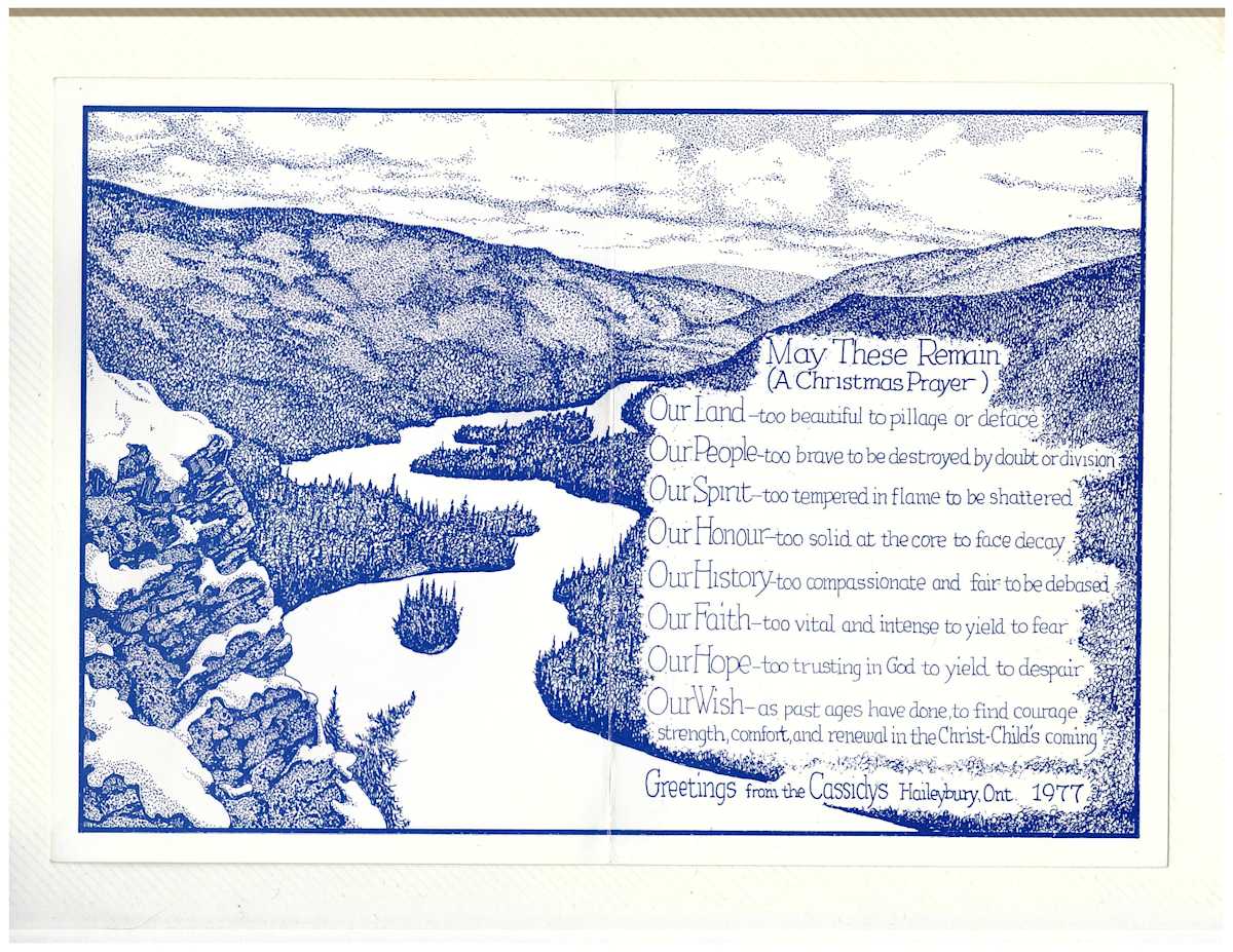 May These Remain (A Christmas Prayer) by George Cassidy, Image 2.