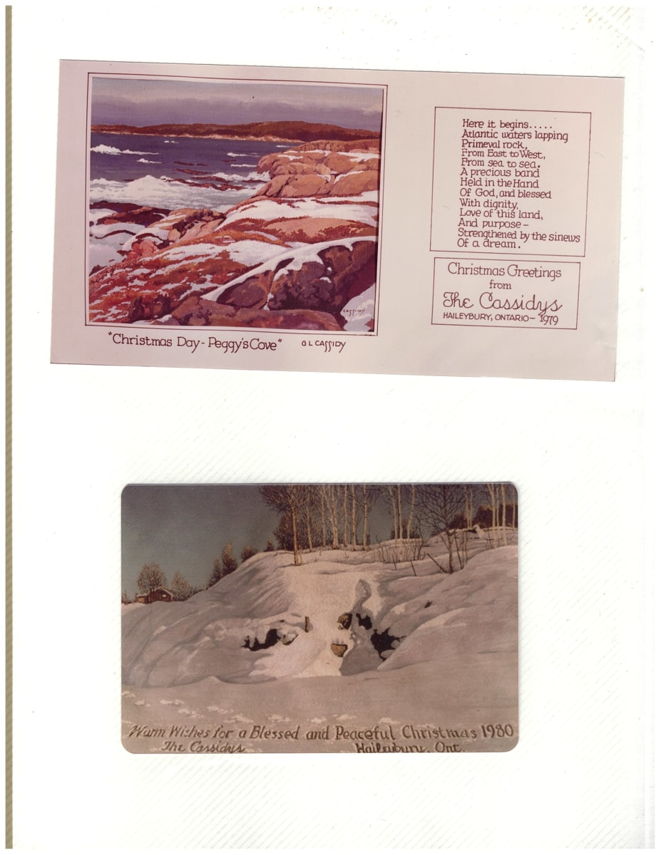 Untitled (Christmas cards) by George Cassidy 