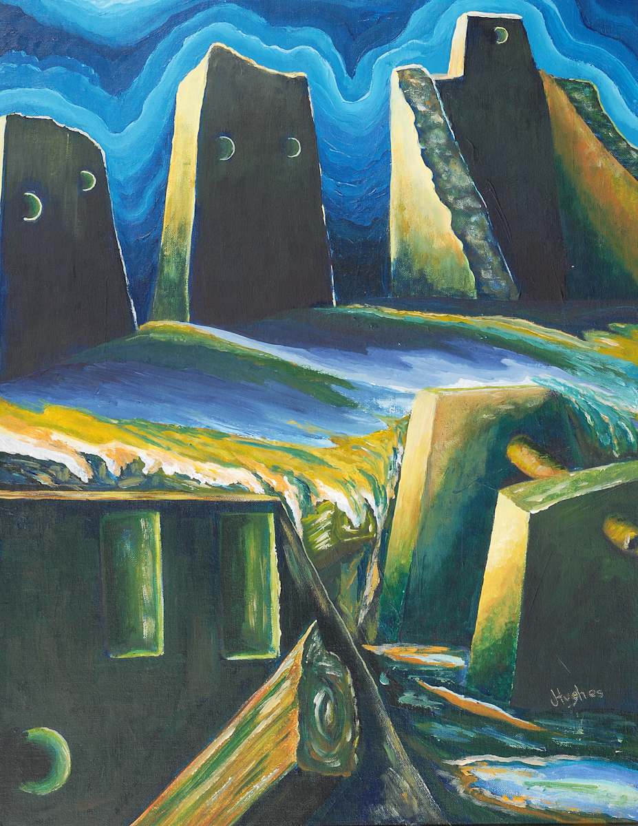 Cobalt Monoliths by Joyce Hughes, Image 6.