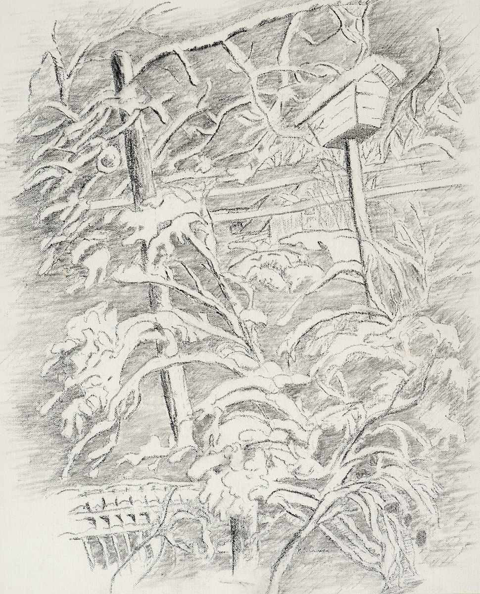 Untitled (Bird Feeder in Winter) by Nora Craven, Image 15.