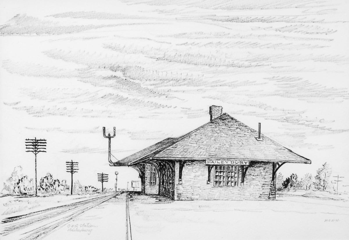 ONR Station Haileybury by Muriel Newton-White 