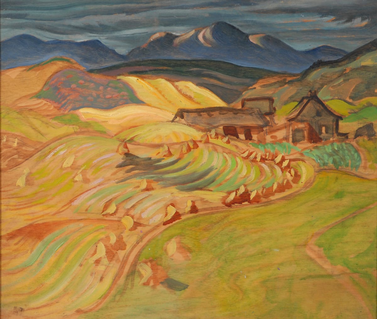 Harvest, St. Urbain, Quebec by George Pepper, Image 81.
