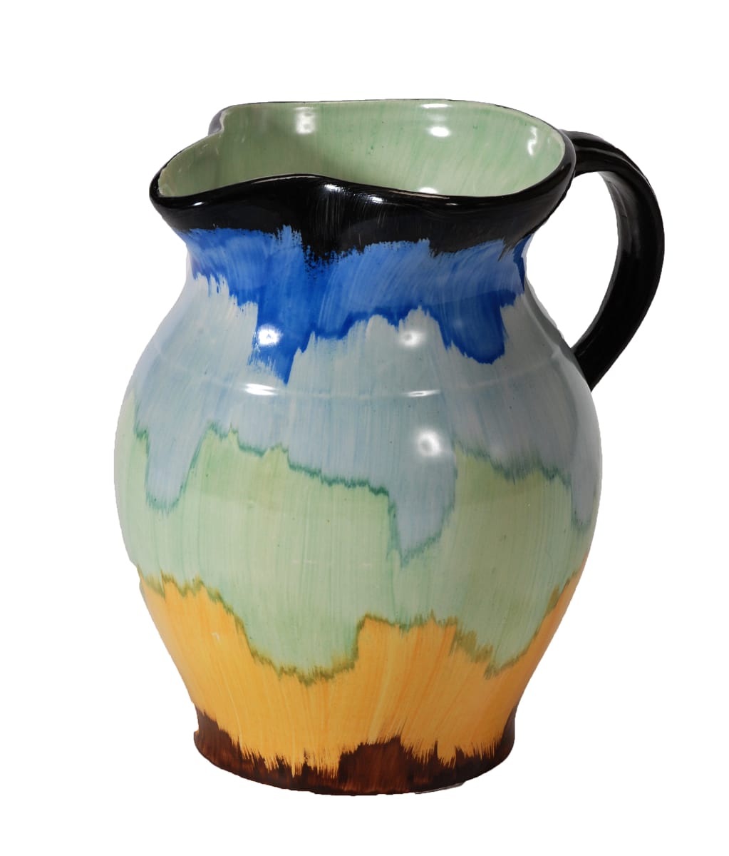 Handpainted Vase by Hancock's Ivoryware Vase 