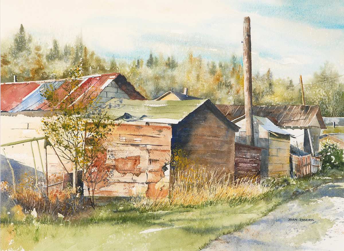 Lane in Virginiatown by Joan Zageris, Image 118.