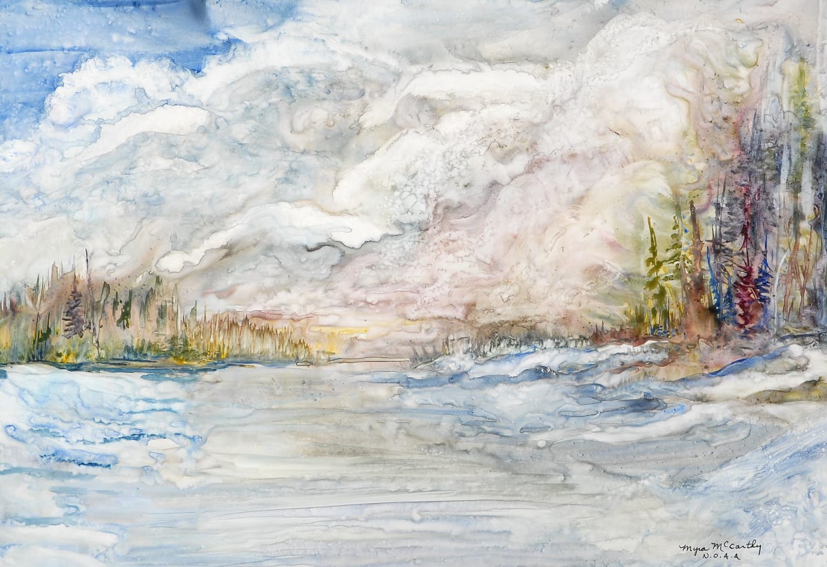 Spring Thaw, Montreal River by Myra McCarthy 
