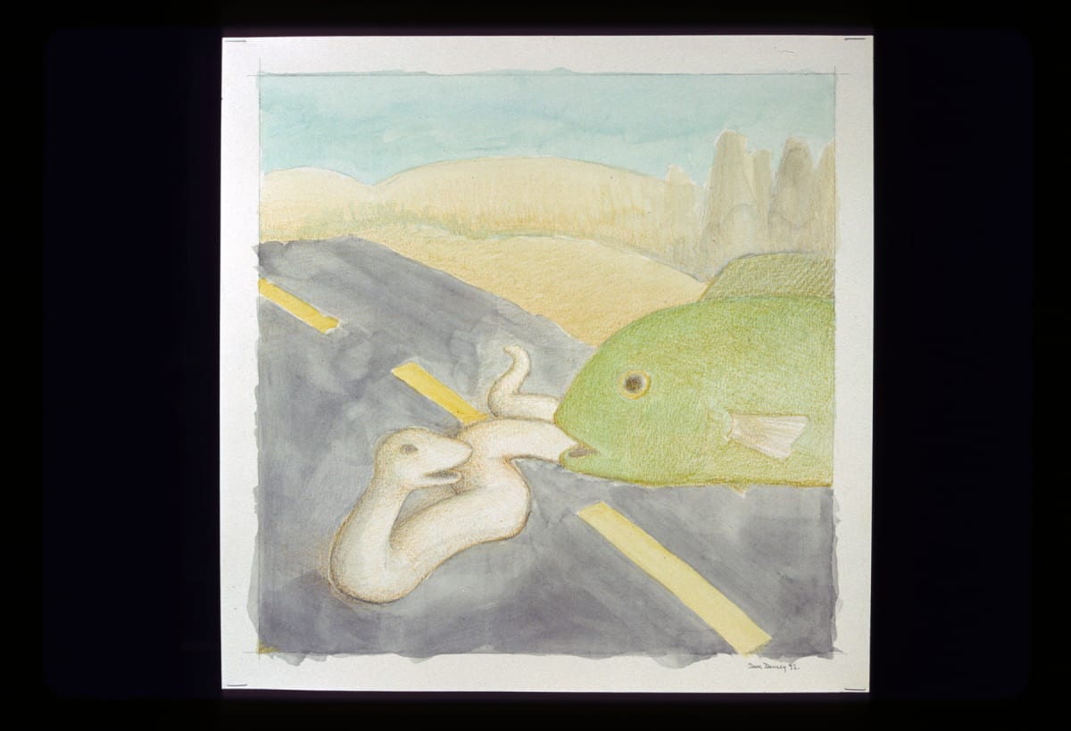 Fish Saying No to a Snake by Doug Donley 