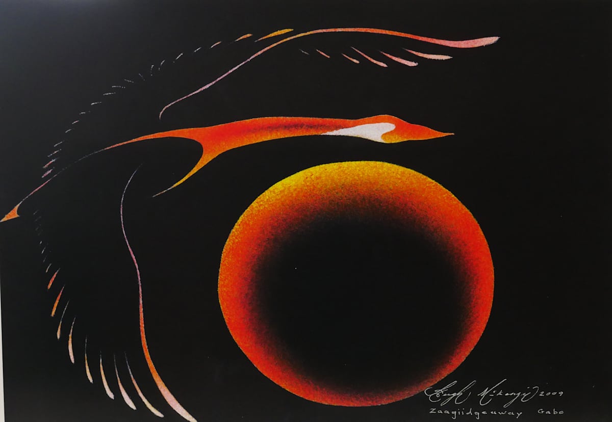 First Light (Goose in Flight) by Hugh McKenzie, Image 1.