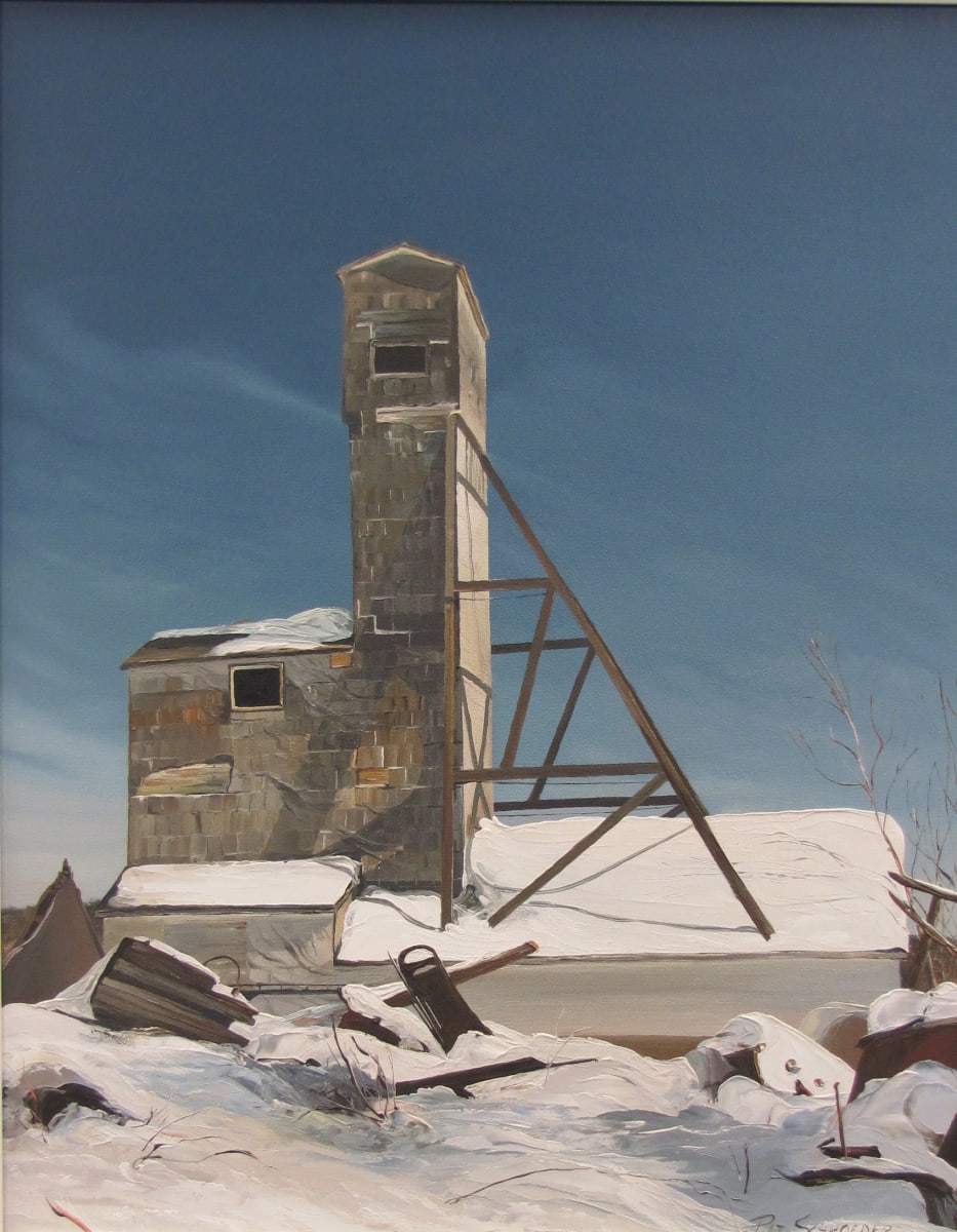 O'Brien Shaft, Cobalt by Pat Schroeder 