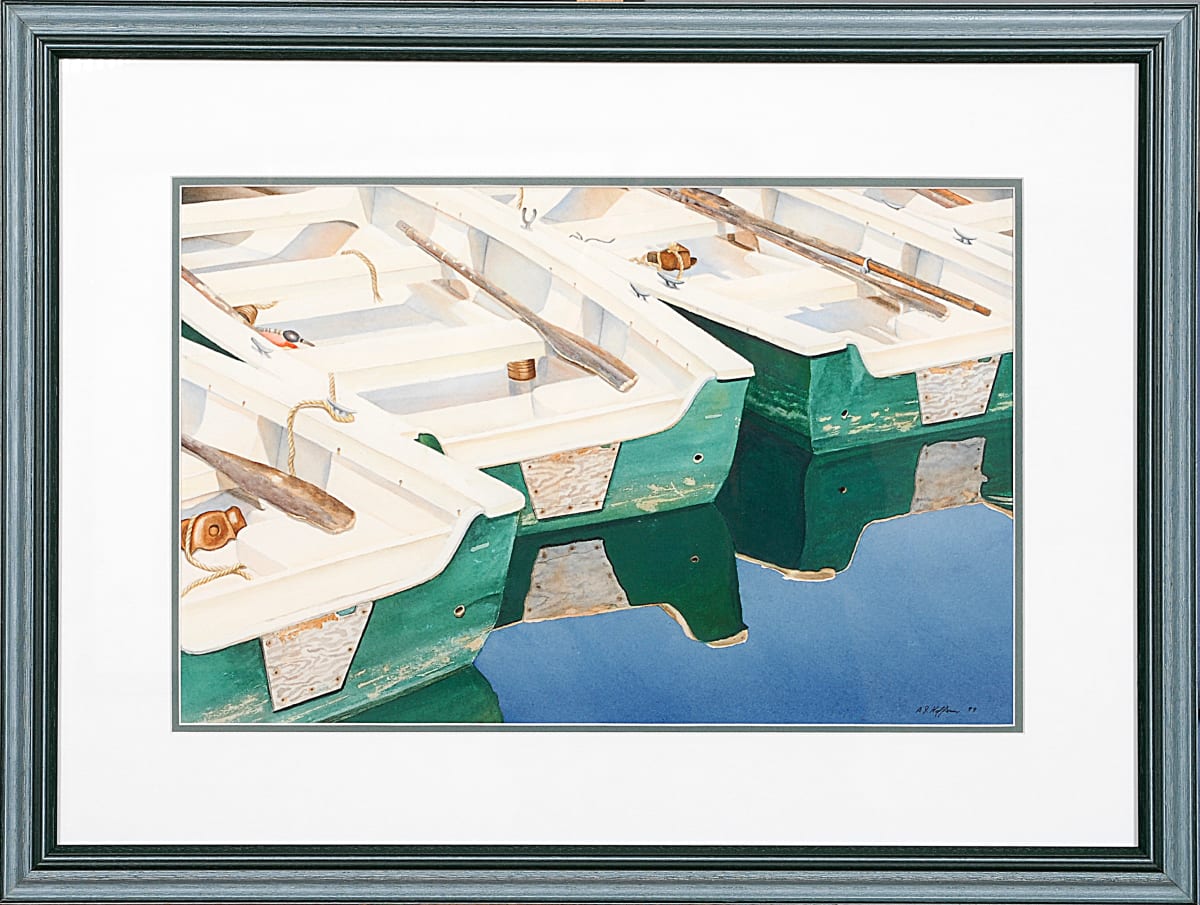 Untitled (Boats and Reflections) by Arlie Hoffman, Image 7.