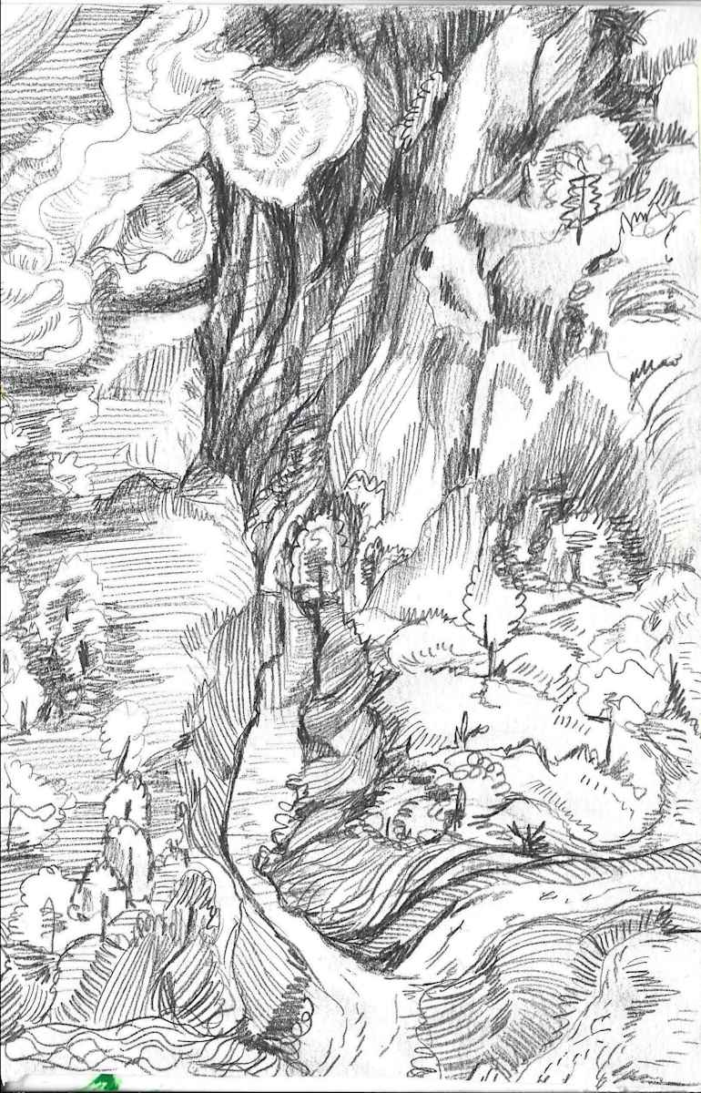 Waterfall in Prospect Park by Michelle Hinebrook, Image 1.