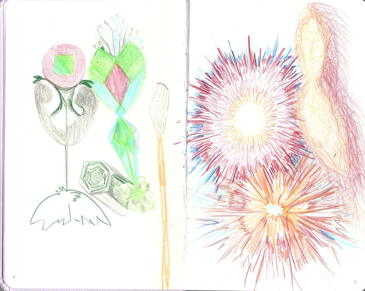 Thought Forms 1 by Michelle Hinebrook 