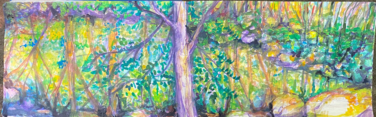 The Violet Tree by Michelle Hinebrook, Image 1.